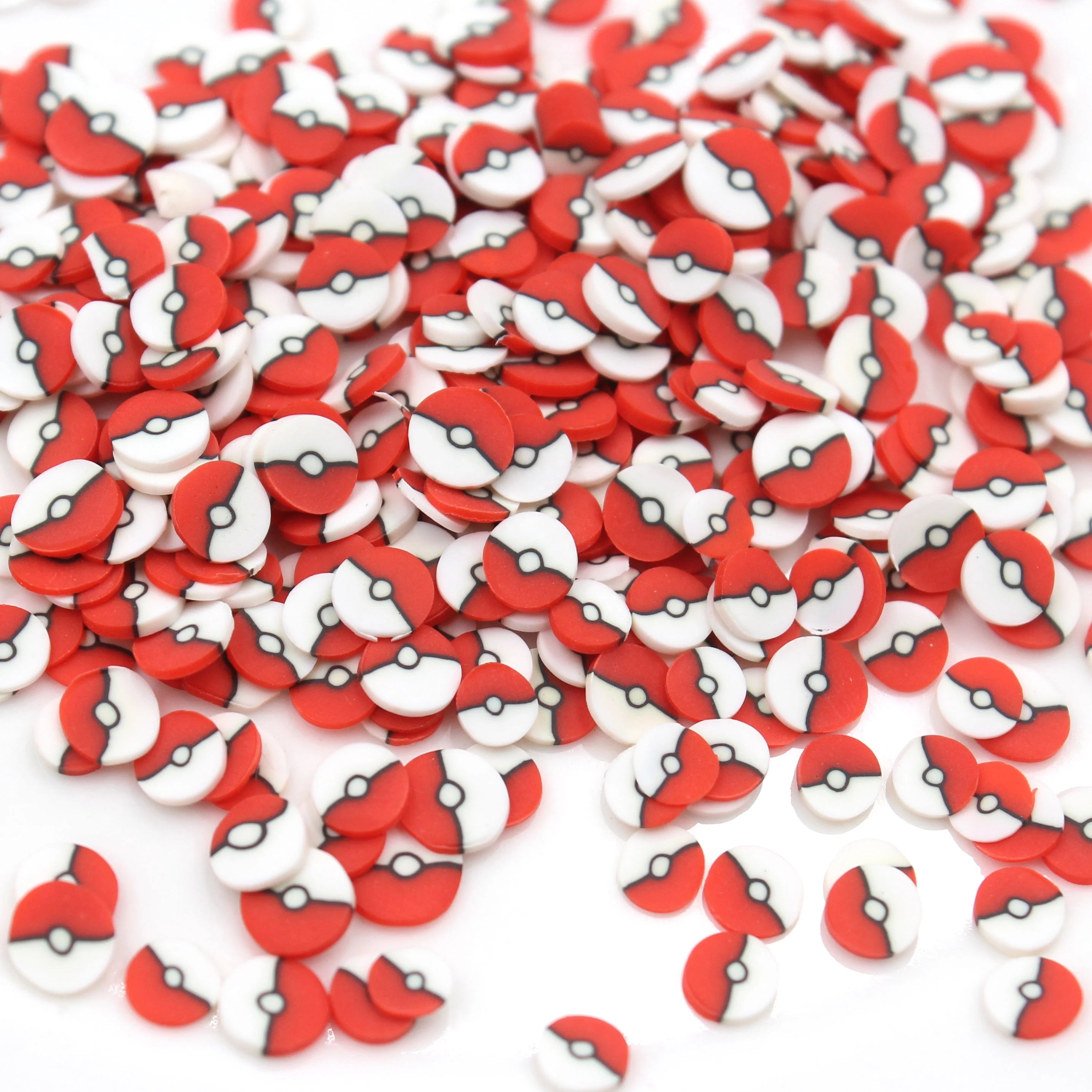 Well-Selling 1KG 5mm 3D Nail Art Accessories Miracle Balls Slices Polymer Clay Non-toxic Simulation Sprinkles Figurine Pattern