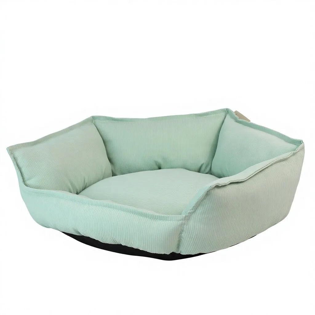 OEM ODM Custom Logo Cooling High Resilience Pet Dog Bed Plush Anti-Slip Orthopedic Dog Cushion for Large Small Dogs Cats