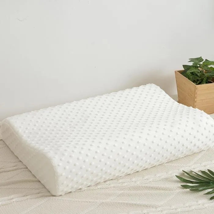 Rebound Adult Neck Pillow White Bubble Pillow Wholesale Gifts for Parents Thailand Latex Pillow Soft Comfortable Sleep Bedding