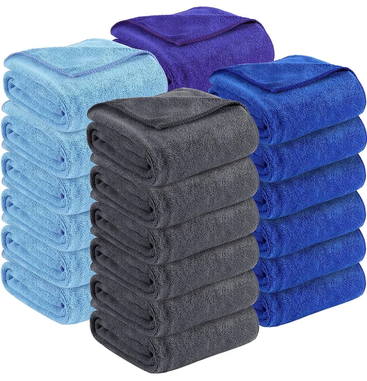 Hot Selling Microfiber Barber Shop Spa Towels Great Fast Drying Beauty Hair Salon Towels