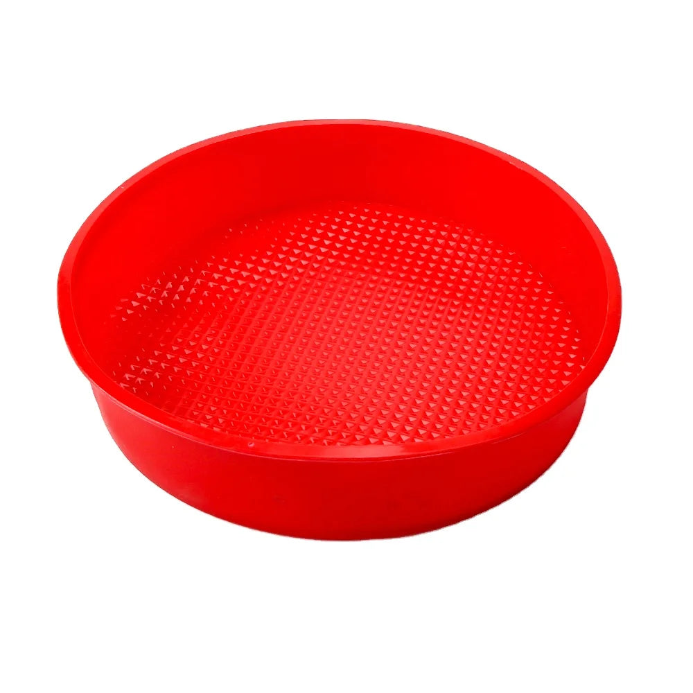 European Grade 9.45 Inches Silicone Non-Stick Fluted Cake Pan Bagged Bakeware Cake Backing Molds Tools Moulds