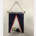 Cheap Satin American Samoa Pennant Flag for Car with Acrylic Flagpole Digital Printing Portable Design MegaBDM