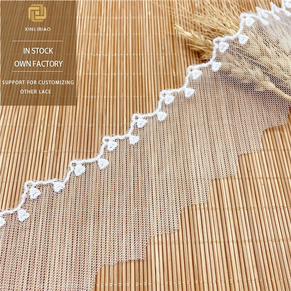 Gauze Lace Love Milk Silk Water-soluble Embroidery Garment Accessories Lace Width 5cm Lace Accessories