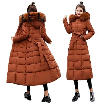 Wholesale New Arrival Fashion Slim Women Winter Jacket Cotton Padded Warm Thicken Ladies Coat Long Coats Womens Jackets