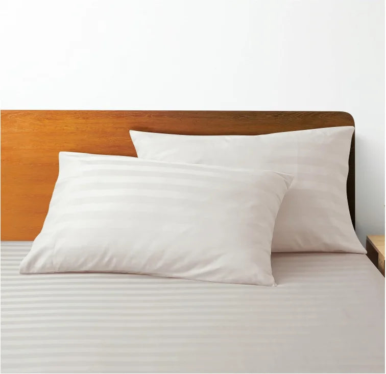Premium Striped 16" Deep Pocket Fitted Sheet Customize Bedding Extra Soft Stripe 600TC Egyptian Cotton Bed Sheets Set