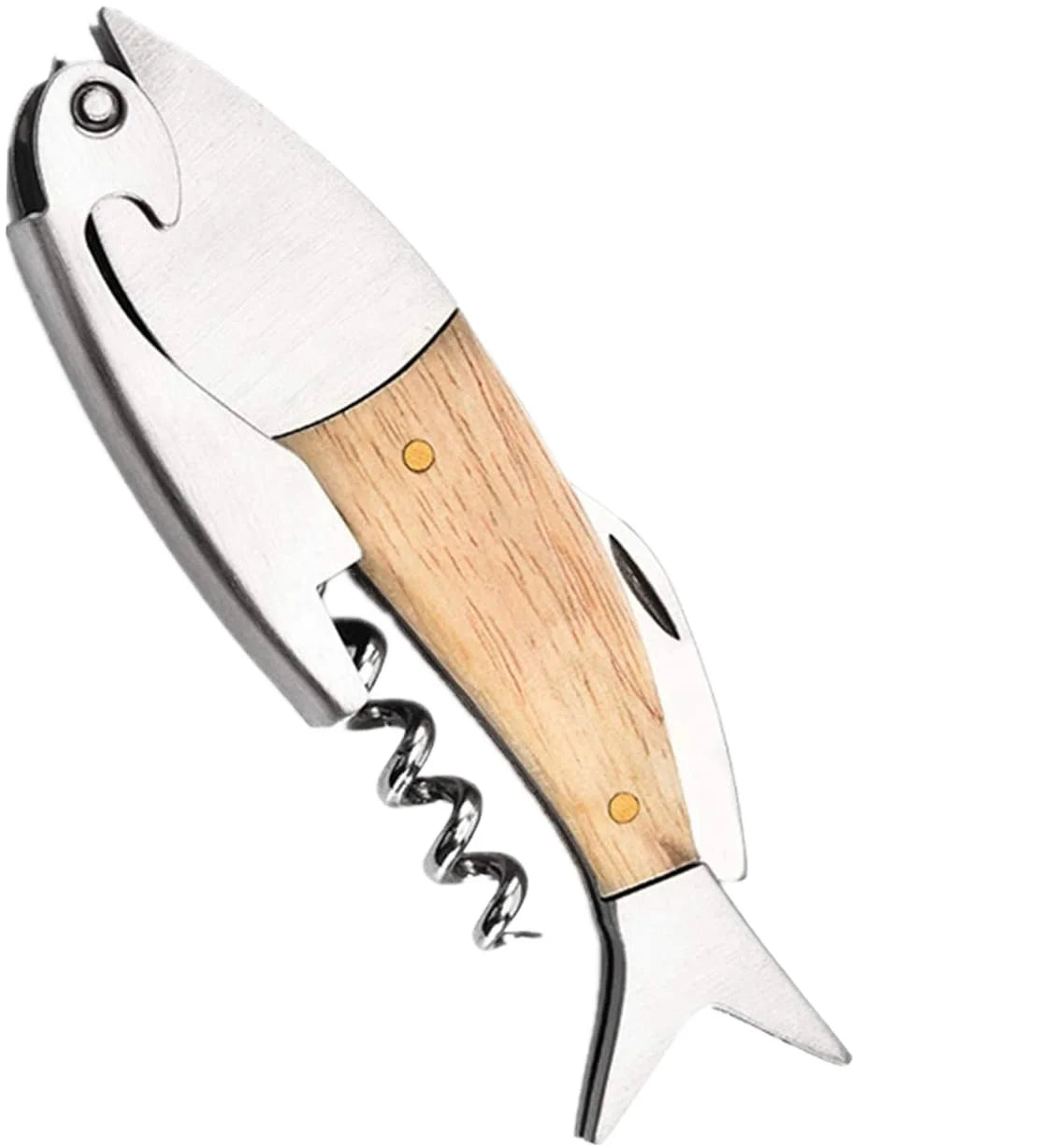 Hot New Design Wine Corkscrew Wine Corkscrew Beer Wooden Handle Corkscrew