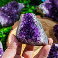 Wholesale Amethyst Crystal Crafts Natural Dark Purple Healing Crystals Cluster Brazilian Amethyst Geode