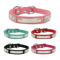 Wholesale Stocked Slide on Dog Chain Collar Engraved with Name Plate Id
