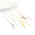 Bulk Custom DIY Gold Necklace Needle Universal Box Chain O-shaped Chain Custom Copper Bracelet From China