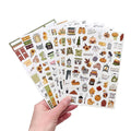 Eco Friendly Promotional Self Adhesive Waterproof Custom Printing Kiss Cut Vinyl Stickers Sheet for Planner
