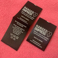Silk Screen Printing Inside Clothing Satin Washing Labelcolor Fastness Middle Fold Sewing on Satin Care Label