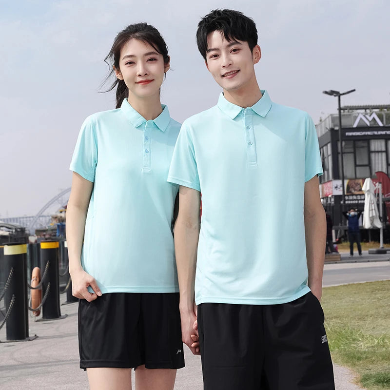 Plus Size Men's Short Sleeve Polo Shirts Custom Logo Plain T-Shirt Sublimation Golf Shirts Blank Men's Polo T-Shirt