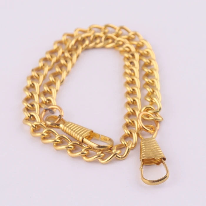 Gold Metal Handbag Accessories Decorative Chain Handle for Purse