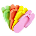 Hot Sale Professional Custom Logo Portable Sponge EVA Heart Solid Anti-Slip Pedicure Disposable Slippers for Nail Beauty Salon