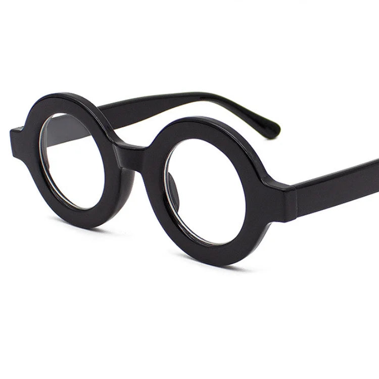 Fashion Round Frames Classic Full Frame Eyeglasses Leopard Champagne Eyewear Clear Optical Computer Retro Round Glasses