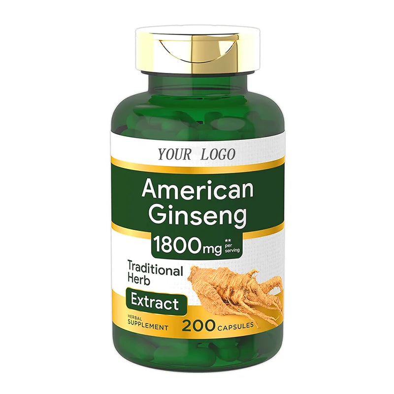 2022 High Quality Antioxidant Turmeric Root Vitamin Mineral American Ginseng Softgel Capsule