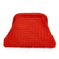 2025 Trend Korean Winter Custom Luxury Beauty Cloud Handbag Purse Stretchy Knitted Stripe Pattern Travel Dumpling Evening Clutch