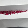 HQ GEMS a Quality 100% Africa Natural Original Marquise 2x4mm Pigeon Blood Red Ruby Stone