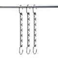 Glossy Metal Iron 6-Piece Multifunction Single Tier Hooks & Rails Clothes Organizer Hangers Hooks Wardrobe Bathroom Living Room