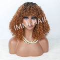 Wholesale Free Shipping Raw Indian Temple  Curly Wigs for Black Women 100% Brazilian Hair Virgin Human Hair Lace Front Wigs