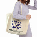Wholesale Large Cotton Canvas Tote Bags with Custom Logo and Colorful Rope Handle for Promotion and Lifestyle Shopping
