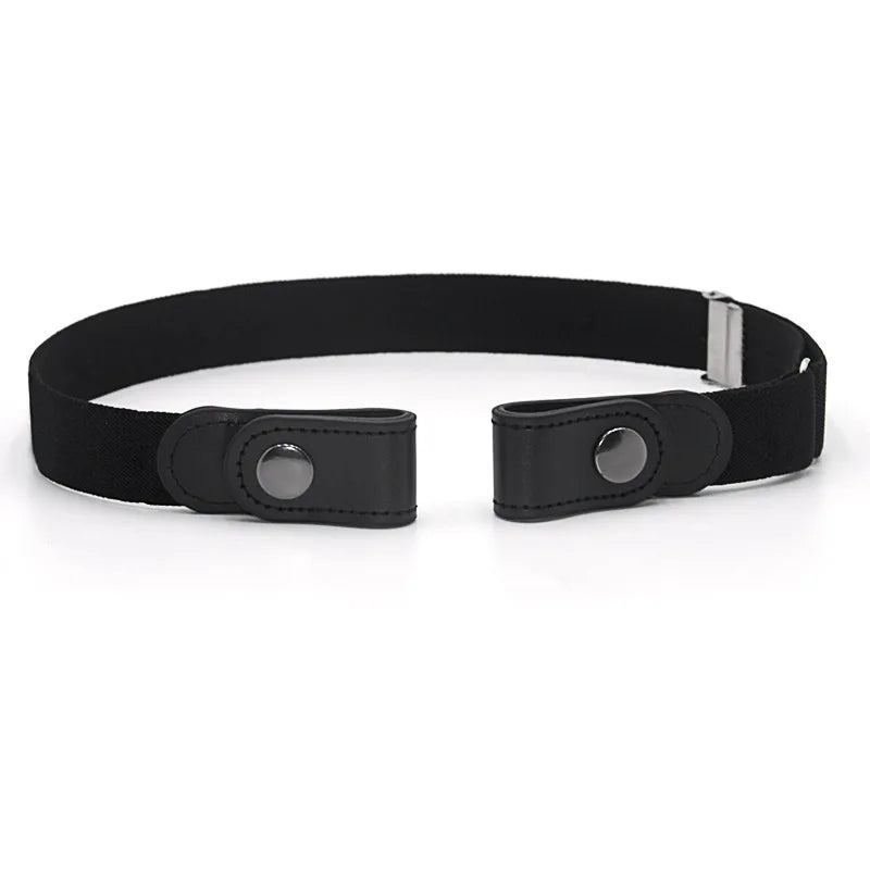 Easy Belt Without Buckle Free Mens Belts for Women Waist Ceinture Elastic Stretch Jeans Hidden Invisible Secret Kid