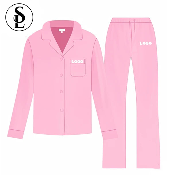 Women Sleepwear Bamboo Pyjamas Womens Two Pieces Soft Sleep Loungewear Women Ribbed Pajamas