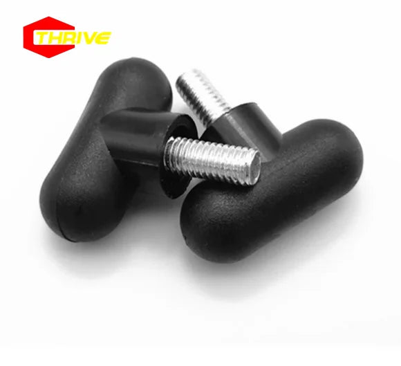 Steel Stainless Steel M4 M5 M6 M8 M10  8-32 10-24 Adjustable Levlers Screw Handle Screw Nylon PC Knob Plastic Head Thumb Screw