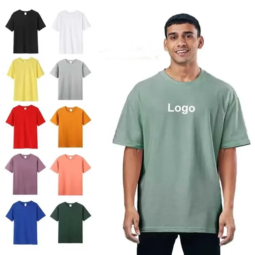 Custom t Shirt Printing Blank T-shirt With logo for Men Your Own Brand Heat Transfer Customize Tee Shirts With Tag Custom Shirts
