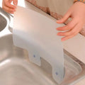 Kitchen Organizer Shelf Prateleira Wall Shelf Sucker Splash Water Baffle Pool Board Kitchen Rack Bathroom Accessories Sink Shelf