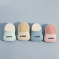 Make Your Own Brand Logo Small Moq Double Sized Face Brush Silicone Soft Hair Facial Wash Make Brush Sticker Barcode Pvc Box