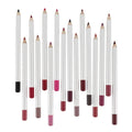 Wholesale Bulk Private Label Vegan White Lip Liner Pencils Custom Logo Long Lasting Lipliner Hot Selling Dark Brown Lip Liner