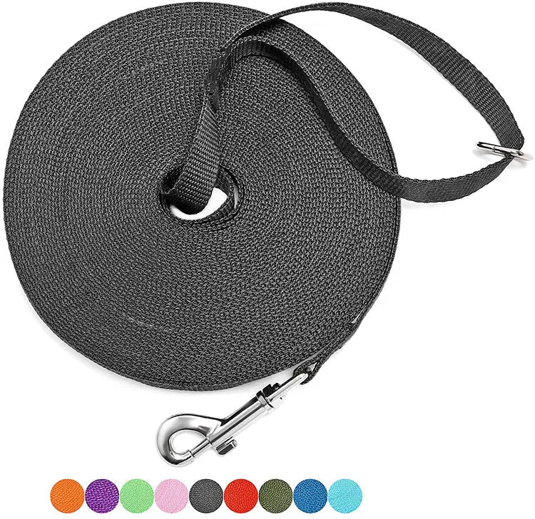Soft Handle Nylon Rope Pet Dog Leash Training Puppy Obedience Recall Training Agility Lead 10m 15m 20m 35m 50m Training Leash