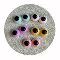 Kawaii Simulation Resin Cartoon Eyes Charms for Jewelry Making Bracelets Necklace Earrings Making Resin Flat Back Cabochon