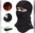 Savior Cold Weather Keep Warm Men Women Windproof Rechargeable Battery Black Electrical Heated Face Mask