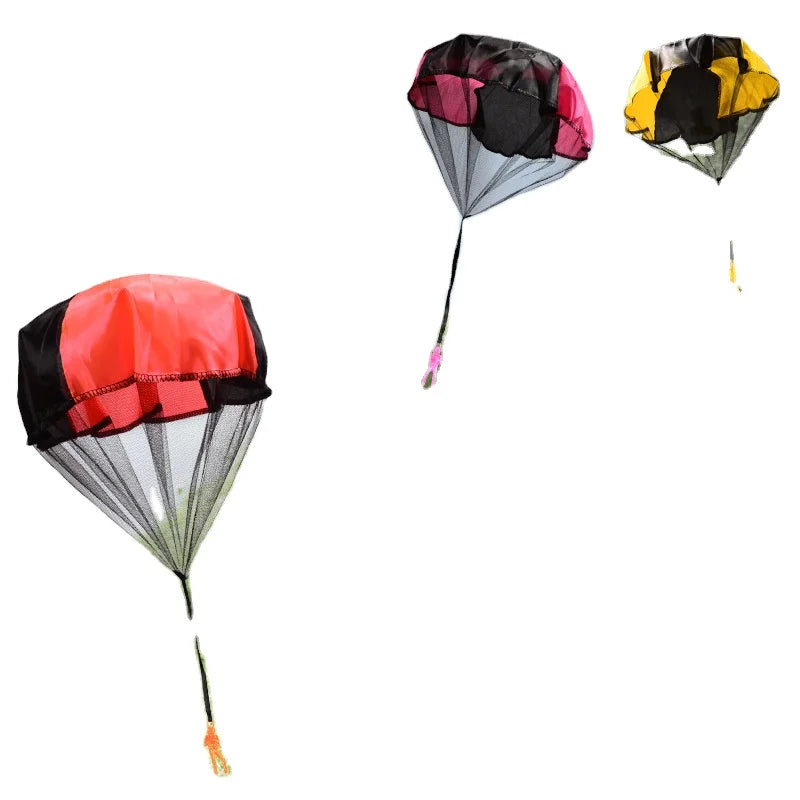 Free Throwing Toy Parachute Outdoor Toss It up Flying Toys for Kids Hand Throw Square Outdoor Children's Flying Toys