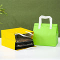 Custom Portable Non-Woven Thermal Insulation Tote Bag Eco-Friendly Recyclable Plain Printed with Custom Color Logo for Food Use
