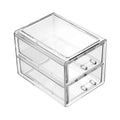 Wholesale Transparent Makeup Box Plastic Double Layer Acrylic Storage Box With Drawer Jewelry Organizer Clear Cosmetics Case