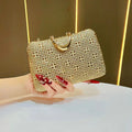 2026 New Women Sparkling Clutch Purse Glitter Evening Bags Bling Elegant Handbags Wedding Party Chain Shoulder Rhinestone Purse
