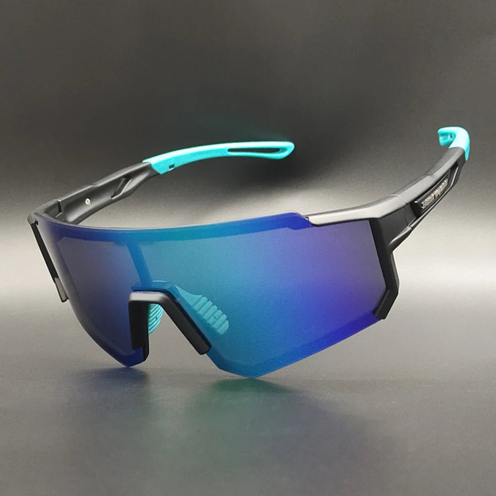 Yijia Optical Low MOQ Custom Wholesale Polarized Sports Sunglasses With 3 Interchangeable Lens Oem Cycling Glasses Men Women