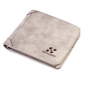 RTS Stock PU Leather Short Retro US Dollar Wallet Travel Minimalist Wallet for Mens