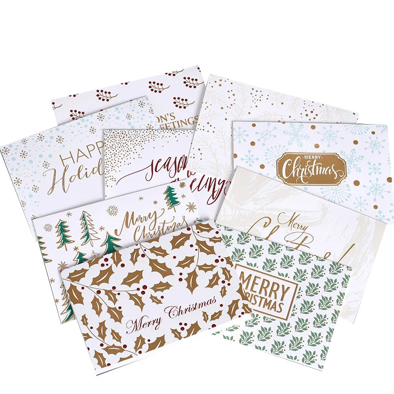 Omet Musical Paper Music Merry Christmas Greeting Gift Cards with Sound Customizable Size & Logo
