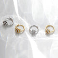 Wholesale Small Circle Diamonds Earrings Gold-Plated Fashion Copper Jewelry for Women for Weddings Engagements and Gifts