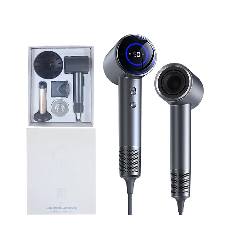 Professional Ionic Hair Dryer with Super Diffuser Nozzle Electric for Home Hotel Car RV and Outdoor Use