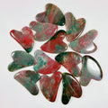 Huiying Indian Agate Gua Sha Stone Heart Face Facial Massager Tool Scraping Apparatus