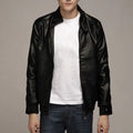 Autumn Men Pu Leather Jacket for Men Fitness Fashion Male Suede Jacket Casual Coat Male Clothing Size S-5XL 2 Colors Soft Warm