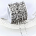 Fully Stocked Stainless Steel Chains Oval Link Cable Chains for Diy Necklace Bracelet Jewelry Making Components