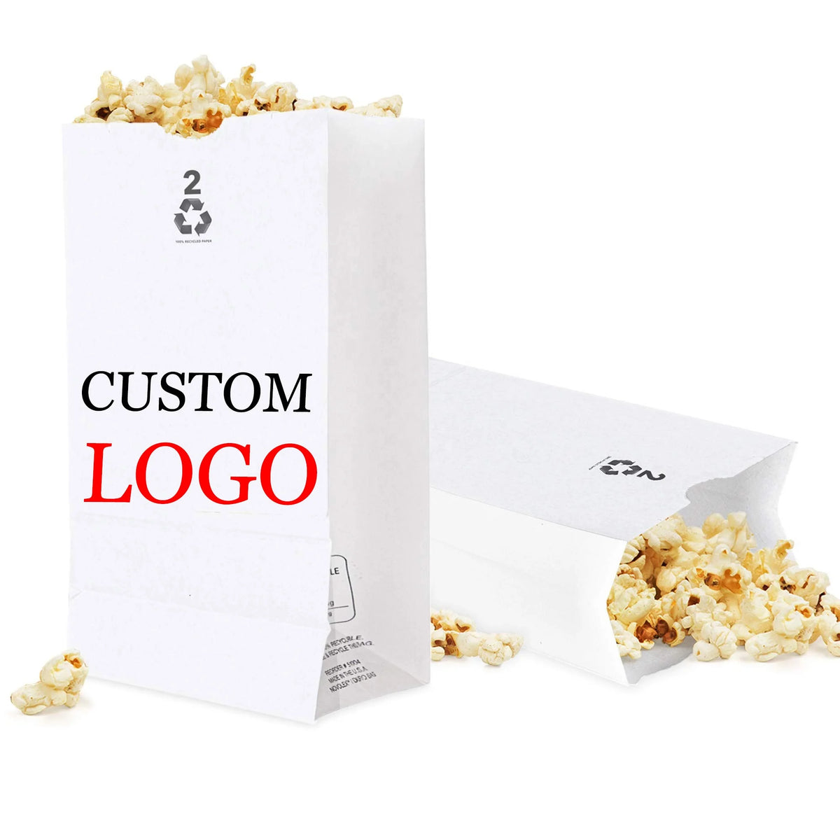 Wholesale Extra Large Sos Lunch Bag White Kraft Greaseproof Paper Microwave Square Bottom Takeaway for Pizza and Sushi