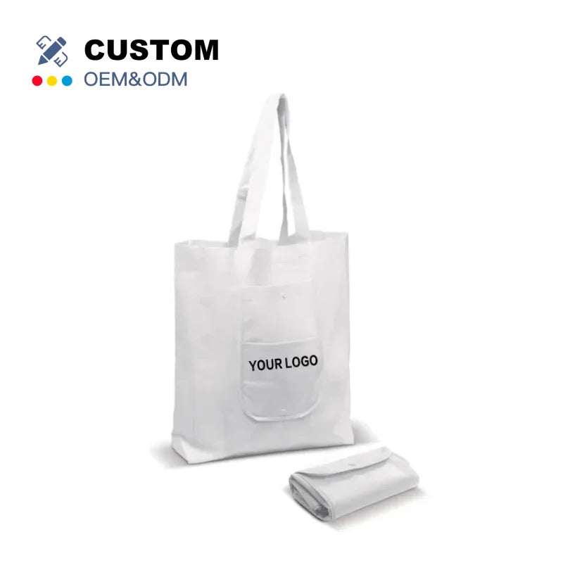 Wholesale Custom Logo Printed Eco-friendly Durable Easy Clean Reusable Foldable Canvas Tote Bag Letter Zipper Closure Hand