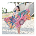 Eco Friendly Quick Drying Digital Printed Microfiber Beach Towel With Travel Bag
